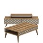 HANAH HOME Set za dnevnu sobu City Walnut Cream - slika 2