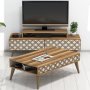 HANAH HOME Set za dnevnu sobu City Walnut Cream - slika 1