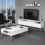 HANAH HOME Set za dnevnu sobu Best White - slika 1