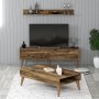 HANAH HOME Set za dnevnu sobu Valensiya 140 Walnut - slika 1