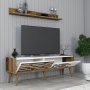 HANAH HOME Set za dnevnu sobu Valensiya 140 Walnut White - slika 2