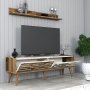 HANAH HOME Set za dnevnu sobu Valensiya 140 Walnut White Marble - slika 2
