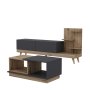 HANAH HOME Set za dnevnu sobu Dizayn Anthracite Ciragan - slika 5