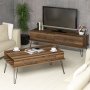 HANAH HOME Set za dnevnu sobu Ekol Walnut - slika 1