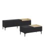 HANAH HOME Set za dnevnu sobu Mia Anthracite - slika 4
