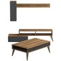 HANAH HOME Set za dnevnu sobu Planet Walnut Chalcedony - slika 2