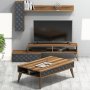 HANAH HOME Set za dnevnu sobu Planet Walnut Chalcedony - slika 1