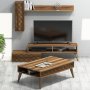 HANAH HOME Set za dnevnu sobu Planet Walnut Walnut - slika 1