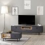 HANAH HOME Set za dnevnu sobu Naturel Anthracite Sapphire - slika 2