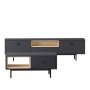 HANAH HOME Set za dnevnu sobu Naturel Anthracite Sapphire - slika 4