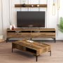 HANAH HOME Set za dnevnu sobu Istanbul Walnut - slika 1