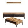HANAH HOME Set za dnevnu sobu Istanbul Walnut Black Marble - slika 4