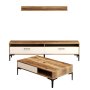 HANAH HOME Set za dnevnu sobu Istanbul Walnut Cream - slika 4