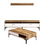 HANAH HOME Set za dnevnu sobu Istanbul Walnut White - slika 4