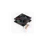 E-GREEN Ventilator za kuæište 80x80x25mm na molex, crni - slika 1