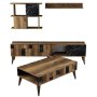 HANAH HOME Set za dnevnu sobu Madrid Black - slika 2