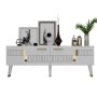 HANAH HOME Set za dnevnu sobu Moda White Gold - slika 5