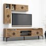 HANAH HOME Set za dnevnu sobu Samba Walnut - slika 2