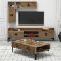 HANAH HOME Set za dnevnu sobu Samba Walnut - slika 1