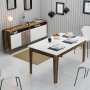 HANAH HOME Set za dnevnu sobu Milan 522 Walnut White - slika 1