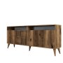HANAH HOME Set za dnevnu sobu Milan 524 Walnut - slika 2