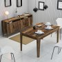 HANAH HOME Set za dnevnu sobu Milan 524 Walnut - slika 1