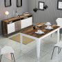 HANAH HOME Set za dnevnu sobu Milan 528 Walnut White - slika 1