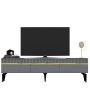 HANAH HOME Set za dnevnu sobu Defne Anthracite Gold - slika 4