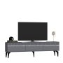 HANAH HOME Set za dnevnu sobu Defne Anthracite Silver - slika 5
