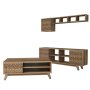 HANAH HOME Set za dnevnu sobu Inci Walnut - slika 5