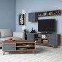 HANAH HOME Set za dnevnu sobu Ayla Walnut Blue - slika 1