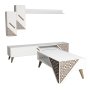 HANAH HOME Set za dnevnu sobu Beril White - slika 3