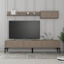 HANAH HOME Set za dnevnu sobu Lyon 3 Atlas Black - slika 2