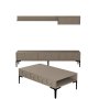 HANAH HOME Set za dnevnu sobu Lyon 3 Atlas Black - slika 4