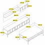HANAH HOME Set za dnevnu sobu Lyon 3 Atlas Black - slika 5