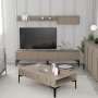 HANAH HOME Set za dnevnu sobu Lyon 3 Atlas Black - slika 1