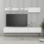 HANAH HOME Set za dnevnu sobu Lyon 3 White Gold - slika 2
