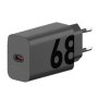 MOTOROLA 68W TurboPower USB-C Crni Punjač - slika 2