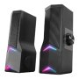 RAMPAGE Zvučnici 2.0 Elegant X10 3Wx2 Bluetooth crna - slika 1
