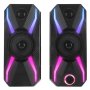RAMPAGE Zvučnici 2.0 RMS-X5 3Wx2 USB RGB - slika 2