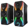 RAMPAGE Zvučnici 2.0 RMS-X5 3Wx2 USB RGB - slika 1