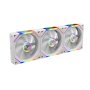 GAMDIAS Aeolus P2-1203 WH ARGB PWM 120mm set 3 ventilatora - slika 1