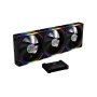 GAMDIAS Aeolus P2-1203U BL ARGB PWM 120mm set 3 ventilatora sa kontrolerom - slika 1