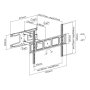 SENCOR Nosač za TV SHT B363 37-70/vesa max 600x400/35kg/zglobni - slika 4