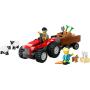 LEGO 60461 Crveni poljoprivredni traktor sa prikolicom i ovca - slika 1