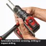 EINHELL Akumulatorska udarna bušilica TP-CD 18/120 Li-i BL - Solo 4514310 - slika 3