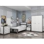 HANAH HOME Spavaća soba Life White Anthracite - slika 2
