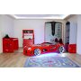 HANAH HOME Dečiji krevet Mnv3 Red - slika 3