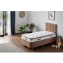 HANAH HOME Krevet Latte Light Brown (100 x 200) - slika 1