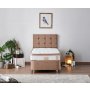 HANAH HOME Krevet Latte Light Brown (100 x 200) - slika 2